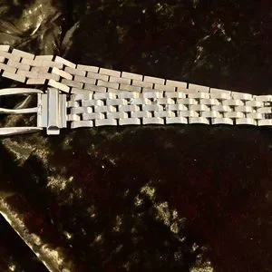 Gucci vintage Stainless steel basket weave belt Men main image 2